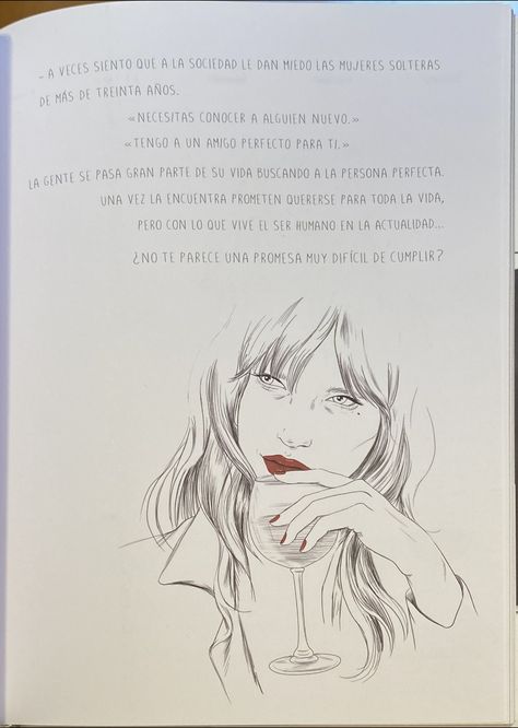 Sara Herranz | La Persona Incorrecta Outlined Drawings, Rey Art, Lana Del Rey Art, Journal Ideas, Lana Del Rey, Persona, Female Sketch, Illustrations, Book Cover