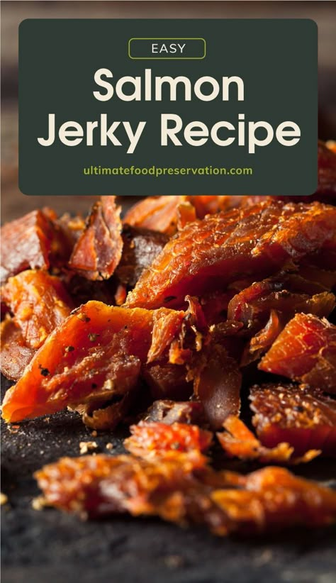 Salmon Jerky In Oven, Dehydrated Salmon Jerky, Salmon Jerky Recipe Dehydrator, Smoked Salmon Jerky, Salmon Jerky Dehydrator, Sweet Deer Jerky Recipe, Dehydrator Recipes Jerky, Diy Jerky, Salmon Jerky Recipe