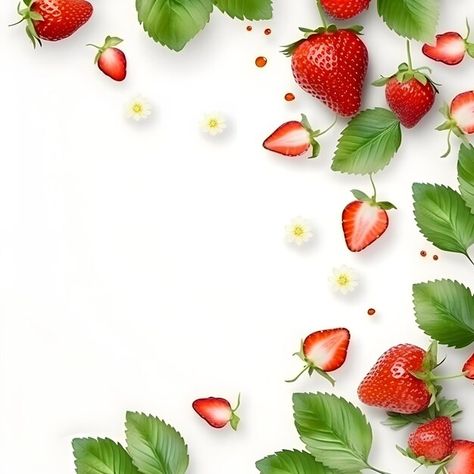 Photo fresh fruit social media post temp... | Premium Photo #Freepik #photo Social Media Post Template, Post Templates, Premium Photo, Media Post, Fresh Fruit, Banner Design, Social Media Post, Strawberries, Red Color