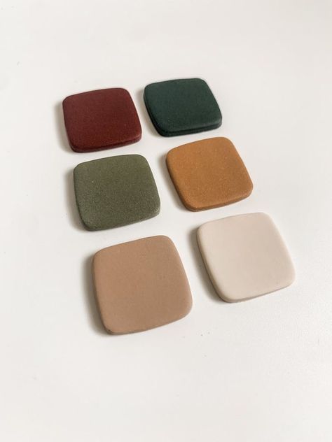 Polymer Clay Colour Palette, Fall Color Palette Polymer Clay, Holiday Polymer Clay, Clay Color Recipe, Sculpey Souffle, Polymer Clay Recipe, Color Recipe, Christmas Palette, Flat Color Palette