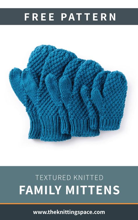 Looking for an easy knitting project for the weekend? Try your hands on these simple knitted mittens, ideal for beginner knitters to work on. This unisex knitwear is also perfect as donations for charity. | Discover over 3,000 free knitting patterns at theknittingspace.com #knitpatternsfree #knittingforbeginners #easyknittingpatterns #knittingforcharity #DIY #fallknittingpatterns #autumnknittingprojects #autumncrafts #wintercrafts #winterknittingpatterns Unisex Knitwear, Mittens Knit, Knitting Mittens, Winter Knitting Patterns, Fall Knitting Patterns, Knitting Projects Free, Winter Knitting, Knitted Mittens Pattern, Knitting For Charity