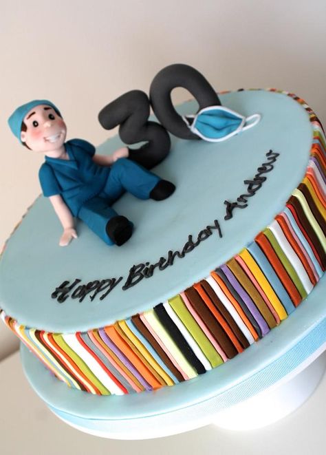 Doctor Birthday Cake, Doctor Graduation Cake, Vet Cake, Cycling Cake, Dentist Cake, Medical Cake, Zoes Fancy Cakes, Graduation Cake Designs, Doctor Birthday