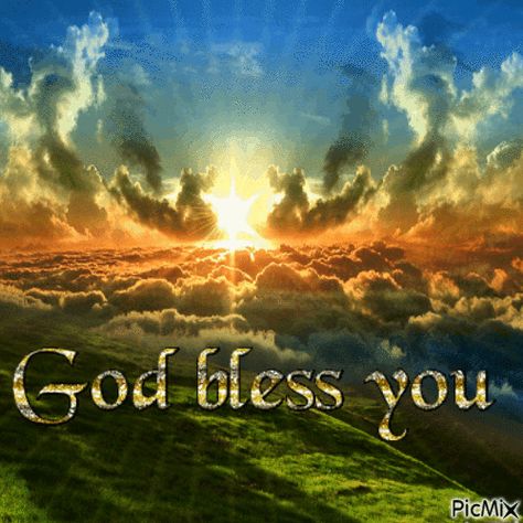 God Bless You Gif, God Bless Your Day, God Bless You Quotes, Biblical Images, Bless You, Happy Sabbath Images, Happy Easter Pictures, Welcome Images, Sending Prayers