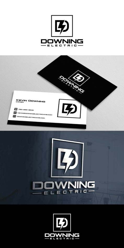 Design #169 by norie03' | Unique, clean logo for a professional electrician business Electrician Business Cards, Electrician Branding, Electrical Company Logo, Electrician Logo, Electric Logo, Clear Business Cards, Electrical Shop, Hd Logo, Company Business Cards