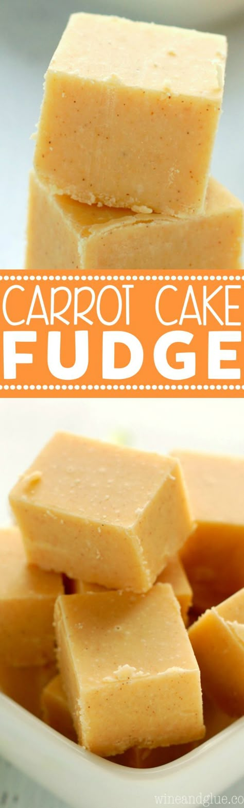 Carrot Cake Fudge Recipe, Fancy Fudge, Candy Fudge, Homemade Carrot Cake, Candy Creations, Easy Carrot Cake, Fudge Recipes Easy, Candy Truffles, Christmas Crafty