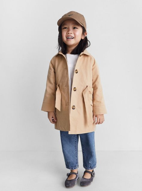 Girls Trench Coat, Zara Trench Coat, Trench Coat Outfit, Faux Shearling Coat, Faux Shearling Jacket, Trench Jacket, Belted Trench Coat, Kids Coats, Shearling Coat