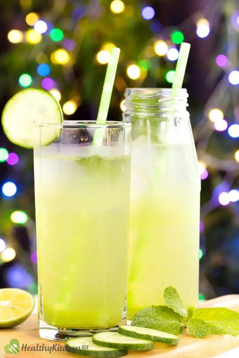 Cucumber Lime Juice Recipe - A Healthy & Light Summer Refreshment Cucumber Juice Recipe, Lime Juice Recipes, Green Smoothie Benefits, Basic Cocktails, Recipe Smoothie, Low Calorie Drinks, Detox Smoothie Recipes, Cucumber Juice, Refreshing Summer Drinks