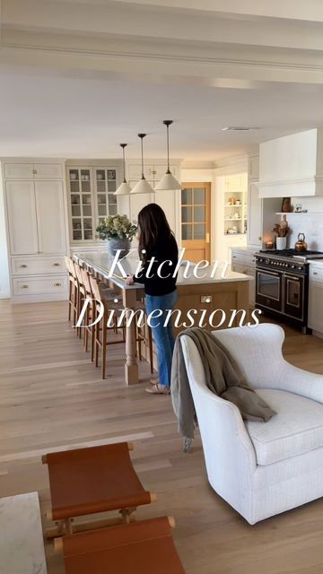 Emily Riter on Instagram: "There are so many things to consider in a kitchen renovation. Here are some dimensions that we are grateful to have that give us ample room to move around the kitchen. Are there any other measurements not listed you would like? 🏡🤍 Kitchen island: 120 inches x 50 inches Countertop Height: 36.5 inches Range to island: 48 inches Marble ledge: 80 inches x 21.5 inches Counter space either side of range: 38 inches x 25 inches . . . #kitchendimensions #kitchendesign #kitchenlayout #kitchenmeasurements #kitchenisland #marblekitchen #marbleledge #hiddenappliances #kitchendecor #marblecountertops #neutralkitchen #kitchenreno #kitchenremodel #kitcheninspiration #newoldhome #englishkitchen #allsortsof #colonialhouse #homesweethome" Emily Riter Kitchen, Kitchen With 48 Inch Range, Kitchens With 48 Inch Ranges, Hawthorn House, Countertop Height, Kitchen Measurements, Neutral Kitchen, English Kitchens, We Are Grateful