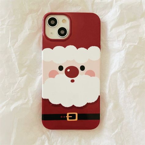 Kawaii Iphone Case, Cartoon Santa, Christmas Iphone, Products Photography, Christmas Phone Case, Flower Iphone Cases, Iphone Cases Cute, Christmas Style, Kawaii Accessories