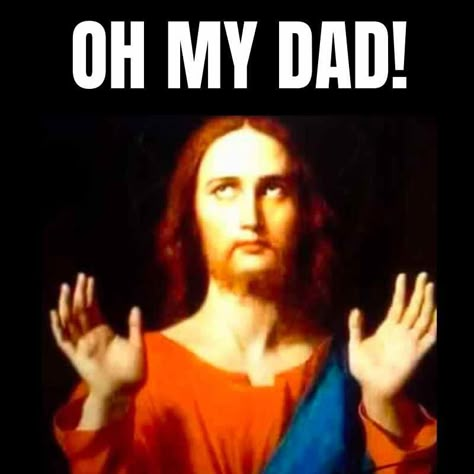 oh my dad meme god jesus Jesus Funny Humor, Funny Jesus Memes, Manager Meme, Funny Jesus Quotes, You Need Jesus, Religious Humor, Funny Jesus, Funny Today, Jesus Memes