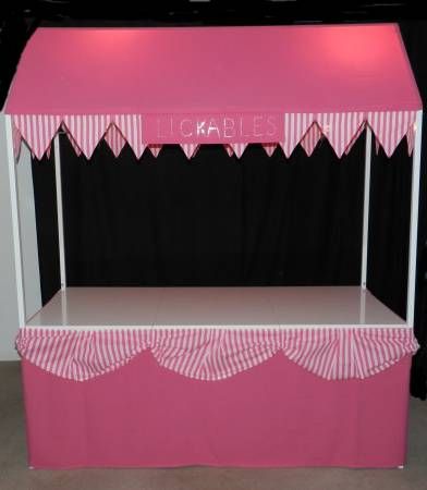 Candy Stall Ideas, Candy Vendor Booth Ideas, Food Stall Design Ideas Simple, Cookie Organization, Bake Sale Displays, Box Packaging Templates, Market Stall Display, Color Block Curtains, Event Planning Worksheet