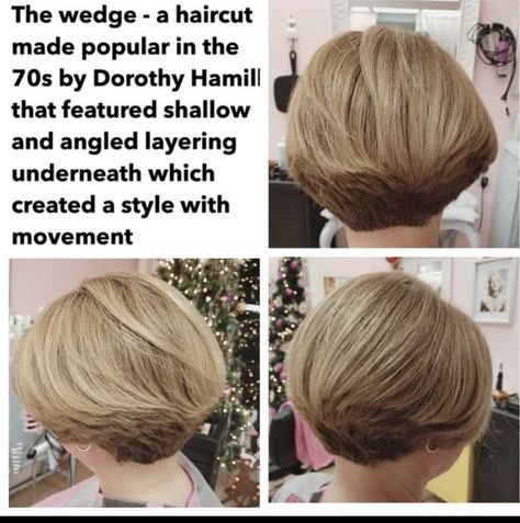 short stacked wedge haircuts - Yahoo Image Search Results Inverted Short Bob Back View, Dorothy Hammil Haircut, Dorothy Hammil Haircut Hairstyles, Dorothy Hamill Haircut Wedges Over 50, Short Stacked Bob Haircut Fine Hair, Dorothy Hamill Haircut, Short Stacked Wedge Haircut, Short Wedge Hairstyles, Wedge Haircuts