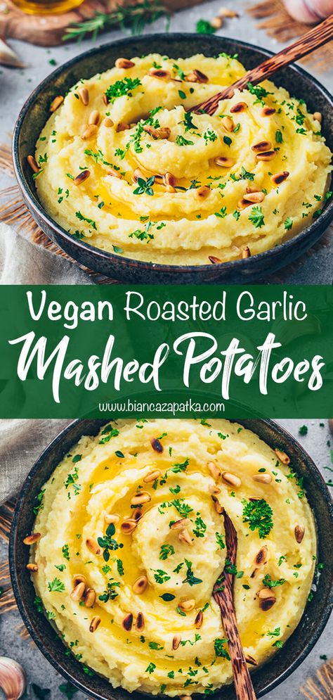 Mashed Potatoes Recipe Vegan, Vegan Potatoes Recipe, Vegan Side Dishes Easy, Vegan Mashed Potatoes Recipe, Best Vegan Mashed Potatoes, Vegan Garlic Mashed Potatoes, Mashed Potatoes Vegan, Mashed Potatoes Creamy, Wfpb Meals