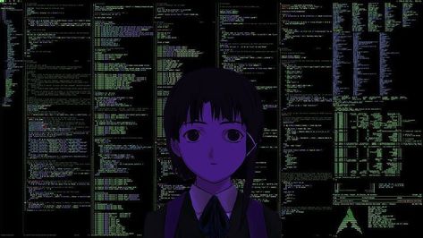 Experiment Lain, Cool Desktop Wallpapers, Anime Computer Wallpaper, Serial Experiments Lain, Wallpaper Computer, Ladybug Wallpaper, Goth Wallpaper, 다크 판타지, Computer Wallpaper