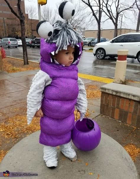 Boo Baby Costume Boo Monsters Inc Costume, Monsters Inc Halloween Costumes, Boo Halloween Costume, Boo Costume, Purple Monster, Toddler Girl Halloween, Costume Works, Baby Costume