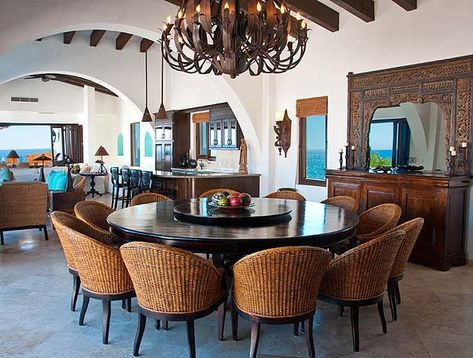 Round Dining Table For 12, Hacienda Style Homes Mexican Bedroom, 8 Person Round Dining Table, Hacienda Style Homes Mexican Kitchen, 12 Person Dining Table, Dining Table For 12, Mexican Dining Room, 10 Person Dining Table, Hacienda Style Kitchen