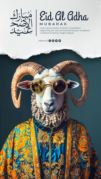 Eid al adha social media post with portr... | Premium Psd #Freepik #psd #ram #rams #eid-ul-adha #bakraeid Islamic Clothes, Eid Al-adha Mubarak, Eid Ul Adha, Eid Al Adha, Media Post, Social Media Post, Graphic Resources, Ram, Social Media