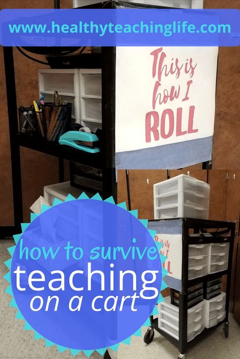 So you’ve been told you will be a traveling teacher and have to teach in multiple classrooms. This news can be devastating for some teachers, especially new ones who don’t have systems in place for classroom management, organization, or lessons. Don’t worry. It is possible to have a successful school year when you have to ... Read moreBecome a traveling teacher expert Floating Classroom Cart, Teaching From A Cart Organization, Mobile Teacher Cart, Floating Teacher Cart, Teaching From A Cart, Teacher Carts Organization, Classroom Cart, Teacher Rolling Cart, Prep Teacher