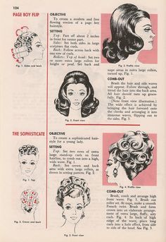 Page Boy Flip is fai 1960s Hair Setting Pattern, 1960s Roller Set, Vintage Roller Set Pattern, Roller Sets, Vintage Hairstyle, Vintage Hairstyles Tutorial, 1960s Hair, Vintage Curls, 60s Hair