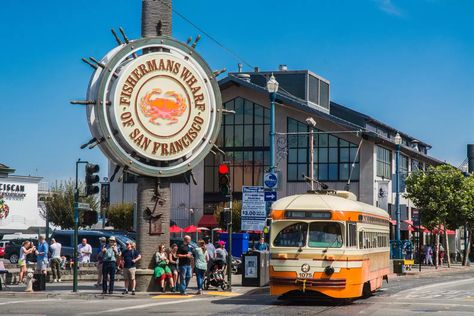 Where to Eat and Drink in Fisherman’s Wharf - Thrillist Fishermans Wharf San Francisco, San Francisco Road Trip, Fisherman's Wharf San Francisco, San Francisco Pictures, San Francisco Itinerary, San Francisco Tours, Places In San Francisco, Usa San Francisco, San Francisco Photography