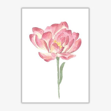 Lockdown Art, Inspiration To Draw, Flowers Board, Water Paintings, Pink Flower Painting, Color Lessons, Rose Prints, Watercolour Flower, Watercolor Flowers Tutorial