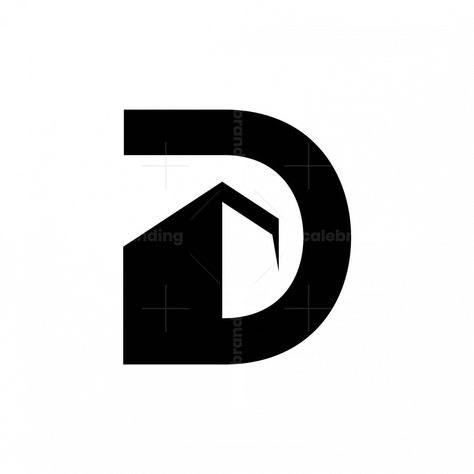 The letter D building Logo is the perfect way to create your brand identity and give it a modern look. this letter D building Logo is clean, functional and powerful, easy to read and obviously represents your company name in an effective manner. Logo Building Company, D Design Logo, D Logo Design Ideas, Two Letter Logo Design, D Logo Design Letter, D Font, D Letter Design, Build Logo, D Logo Design