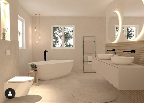 Bad Inspiration Modern, Bottega Caliza, Bad Beige, Design Bad, Bad Inspiration, Bathroom Redesign, Bathroom Design Inspiration, Bathroom Design Decor, Bathroom Inspiration Decor