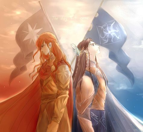 The day will come. by MintKim on deviantART Silmarillion Fanart, Elves Art, Earth Fanart, Tolkien Elves, Middle Earth Art, The Day Will Come, Elf Art, Tolkien Art, Thranduil