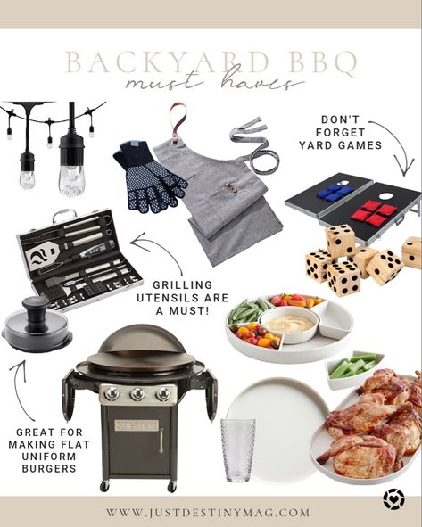 Outdoor Cooking Station, Bbq Summer, Bbq Essentials, Bbq Gloves, Grilling Utensils, Burger Press, Family Bbq, Weber Grill, Grilled Burgers