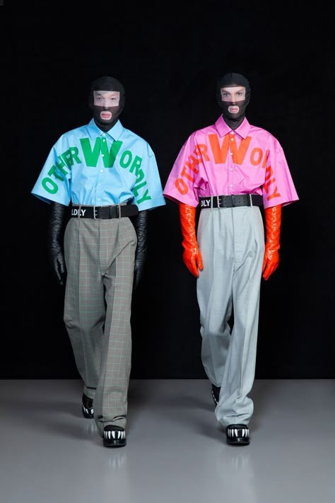 Streetwear Fashion Runway, Chica Cool, Walter Van Beirendonck, Menswear Runway, Menswear Fashion Show, Show Collection, Design Textile, Menswear Fashion, Menswear Collection