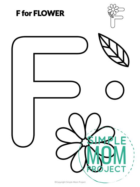 Are you looking for a fun and creative way to teach the uppercase letter F? Use this fun preschool free printable flower letter F learning craft activities. It is an easy way to make learning simple and fun at the same time. Your kindergarten students will also love making this fun printable letter F is for flower craft. F For Flower Craft, Letter F Activity For Kindergarten, Letter F Activities For Preschool Crafts, F Is For Flower Craft, F Letter Craft Preschool, Letter F Craft Preschool, F Is For Craft Preschool, Letter F Arts And Crafts For Preschool, Letter F Preschool Crafts