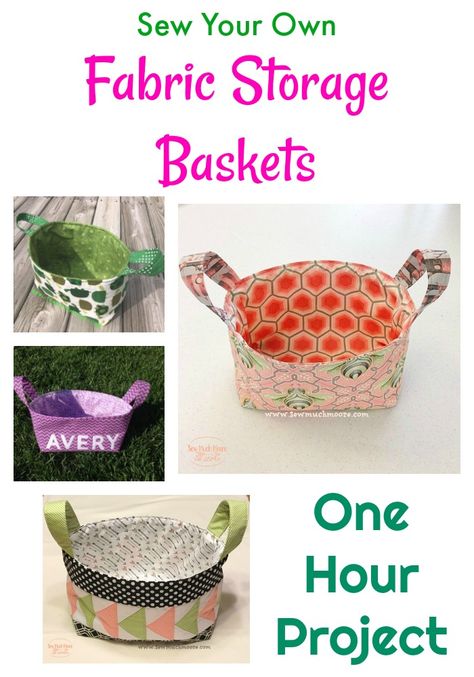 Fabric Containers, Sewing Classes For Beginners, Fabric Easter Basket, Fabric Basket Tutorial, Craft Ideas To Sell, Simple Sewing Projects, Basket Tutorial, Basket Patterns, Bags Fabric