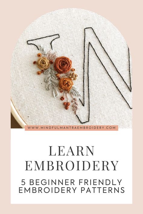 Getting started with embroidery can be overwhelming, but not with our embroidery patterns! Each pattern includes full colour and stitch guides, as well as a guide for beginners to embroidery. Be confident learning your new creative hobby with our beginner friendly embroidery patterns🪡 Masculine Embroidery, Beginner Embroidery Patterns, Beautiful Embroidery Designs, Beginner Embroidery, Learn Embroidery, Embroidery Stitch, Embroidery For Beginners, My Core, Beautiful Embroidery