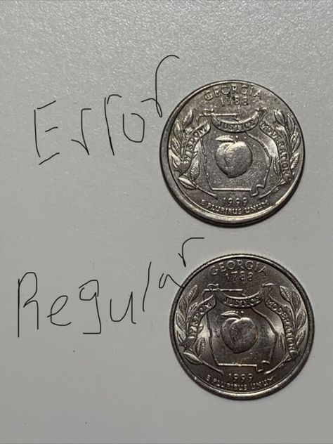 ERROR 1999 25c Georgia Washington Quarter 15% OFF CENTER Super Rare US Coin | eBay Foreign Coins Worth Money, Quarters Worth Money List, Error Coins Worth Money, Rare 50p Coins Value, Valuable Quarters, Coin Collection Value, Silver Coins Worth, Rare British Coins, Korean Hairstyle Ideas