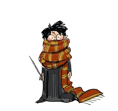 barryjohnson77: “Scarf weather. Harry Potter ” Harry Potter Birthday Drawings, Cute Harry Potter Drawings, Harry Potter Cute Drawings, Harry Potter Illustration Art, Harry Potter Book Art, Dibujos Harry Potter, Harry Potter Dibujos, Harry Potter Draw, Harry Potter Drawing