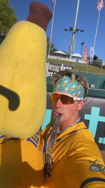 View this Snap from Jackson Olson on Snapchat! Jackson Olson, Savannah Banana, Banana Games, Savannah Bananas, Banana Party, Hot Baseball Players, Baseball Wallpaper, The Greatest Showman, Party Animals