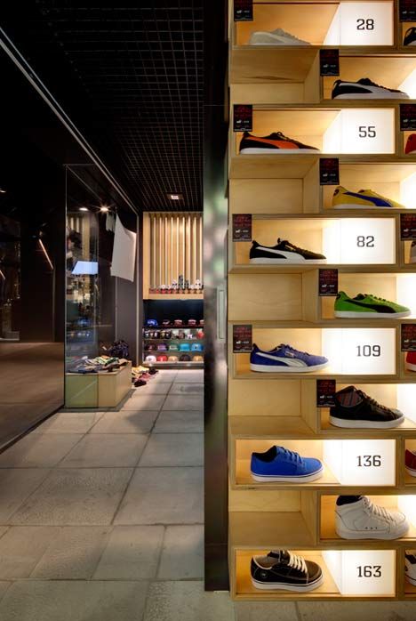 Sneakerology by Facet Studio Shoe Store Design, Visual Merchandising Displays, Retail Inspiration, Shoe Display, Retail Interior, Merchandising Displays, Store Interior, Retail Space, Shop Interiors