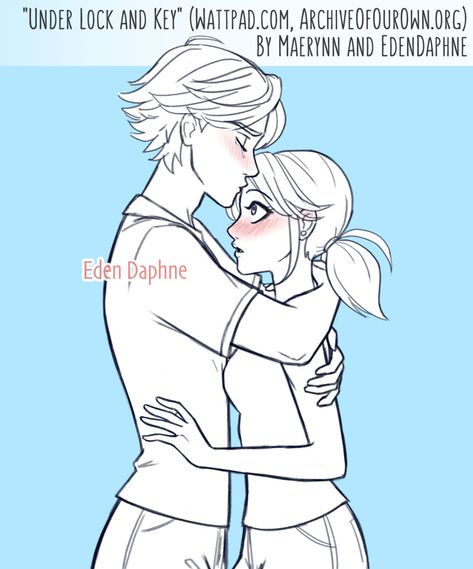 Under Lock and Key - Chapter 6 - EdenDaphne (edelet), Maerynn - Miraculous Ladybug [Archive of Our Own] Eden Daphne, Marinette Ladybug, Adrian And Marinette, Under Lock And Key, Ladybug Anime, Marinette And Adrien, Miraculous Ladybug Movie, Miraculous Ladybug Fan Art, Miraculous Ladybug Funny