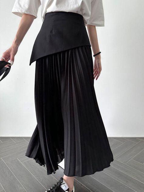 Black maxi skirt outfit