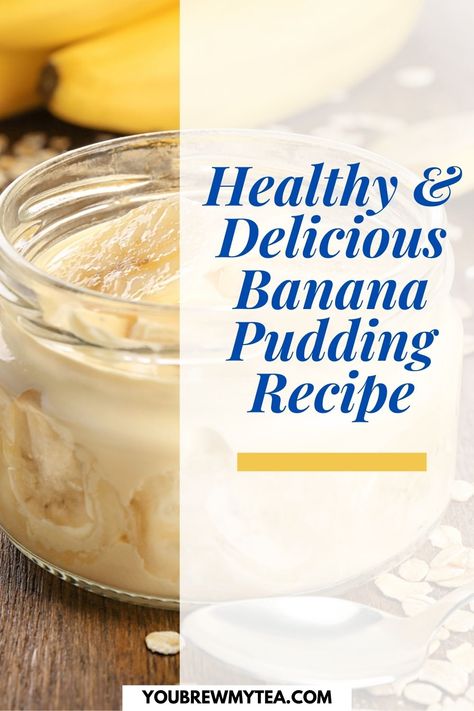 Healthy Banana Pudding Recipe, Banana Pudding Healthy, Foods Easy To Digest, Sugar Free Banana Pudding, Homemade Desserts From Scratch, Vanilla Yogurt Recipes, Healthy Banana Pudding, Jello Pudding Recipes, How To Make Pudding