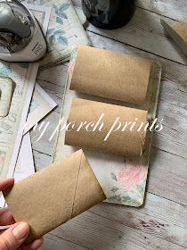 Toilet Paper Roll Junk Journal, Tags For Junk Journals, Snippets For Junk Journals, Junk Journal Pocket Ideas, Mini Junk Journals, Junk Journal Embellishments Ephemera, Junk Scrapbook, Genealogy Scrapbook, Junk Journal Pockets