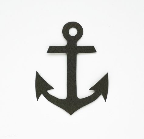 Free image by rawpixel.com Marine Anchor, Hand Drawn Icons, Psd Icon, Download Free Images, Vector Photo, Free Photo, Free Image, Paper Craft, Free Photos