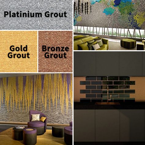 Copper Grout, Metallic Grout, Grout Pen, Glitter Grout, Floor Grout, Color Of The Week, Coloured Grout, Warm Colour Palette, Metallic Copper