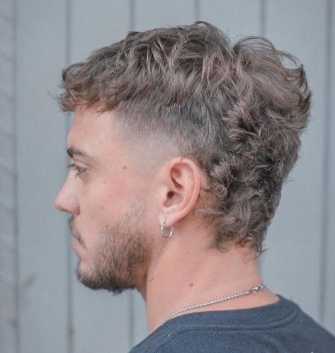 Short Wavy Hair Mullet for Men Men’s Short Shag Haircuts, Short Permed Mullet Men, Short Perm Mullet, Modern Mullet Haircut Curly, Men’s Hairstyles Mullet, Oval Face Mullet Men, Guys Mullet Haircut Curly, Mullet Style Haircut, Men’s Short Wavy Haircut