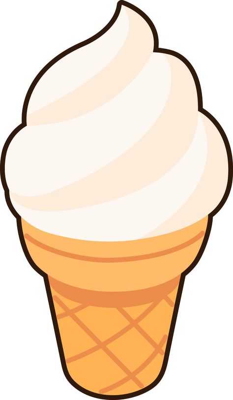 Vanilla Ice cream cone Dessert Icon Element illustration Flat Sticker Black Style 16248681 Vector Art at Vecteezy Ice Cream Clip Art, Ice Cream Icon, Vanilla Ice Cream Cone, Dessert Icon, Cone Dessert, Cream Illustration, Ice Cream Cartoon, Ice Cream Illustration, Scrapbook Images