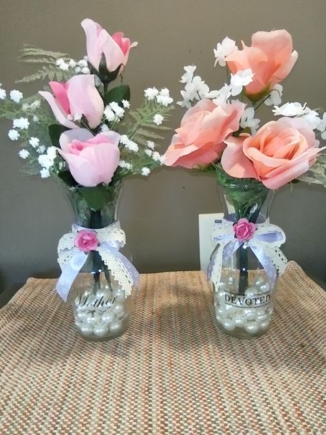 Mother's Day vases I created these From Dollar tree Products. Dollar Tree Mothers Day, 2023 Crafts, Mothers Day Gift Ideas, Dollar Tree, Random Things, Mother's Day Gifts, Mother's Day, Mothers Day, Gift Ideas