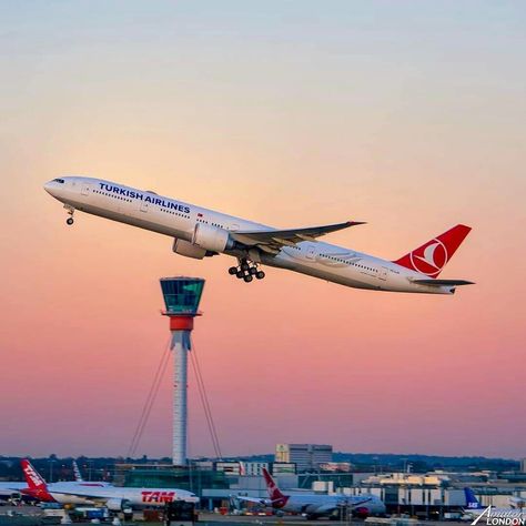 Turkish airlines Boeing 777 Turkish Airlines Aesthetic, Boeing 777 Wallpaper, 777 Plane, Air Turkish, Boeing 777 300, Travel Advertising Design, Jas 39 Gripen, Travel Hacks Airplane, Plane Photography