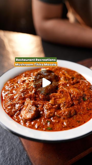 Mushroom Tikka Masala, Mushroom Tikka, Mushroom Recipes Indian, Mushroom Masala, Mushroom Recipe, Indian Recipe, Indian Cooking Recipes, Mushroom Gravy, My Ex