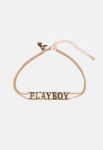 Missguided - Playboy X Missguided Gold Look Logo Double Chain Necklace Playboy Logo, Bunny Logo, Double Chain Necklace, Layered Chain Necklace, Exclusive Clothing, Playboy Bunny, Layered Chains, Double Chain, Clothing Brands