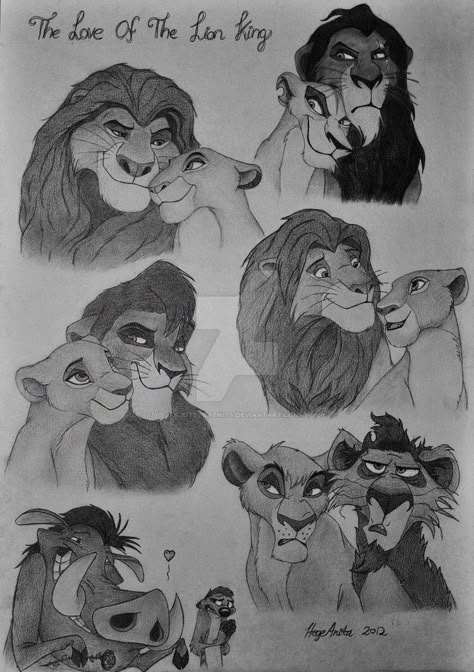 King Drawing, Lion King 1, Lion King Drawings, Lion King Pictures, Lion King Fan Art, Lion King 2, Il Re Leone, Lion King Art, Big Cats Art